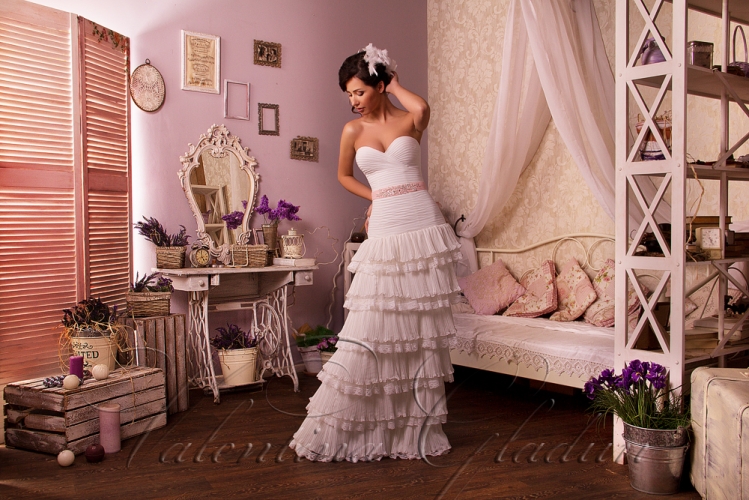 Свадебное платье Angelique силуэта 